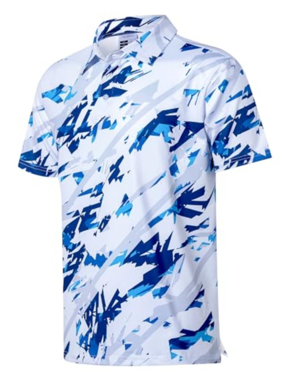 Men's Golf Polo Shirt Moisture Wicking High Stretch Short Sleeve Athletic Fit